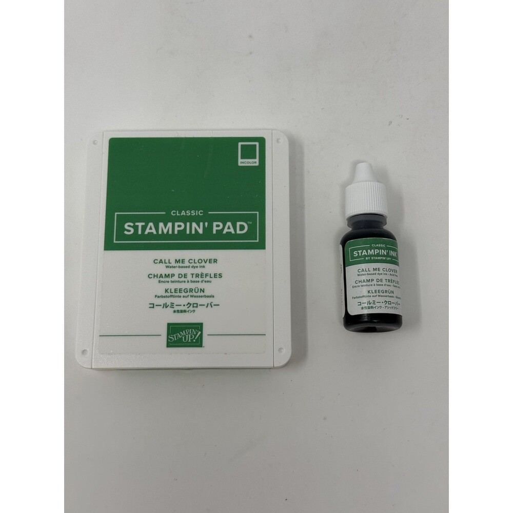 Stampin Up Classic Stampin Pad Call Me Clover Ink Pad Refill